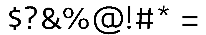 Quantica Regular Instance Font OTHER CHARS