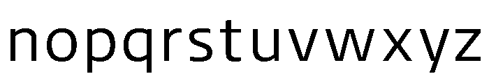 Quantica Regular Instance Font LOWERCASE