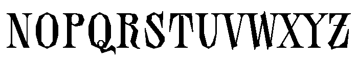 Quartier Regular Font UPPERCASE