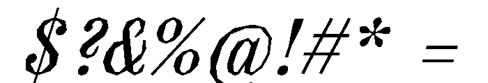 Quartier Soloitalic Font OTHER CHARS