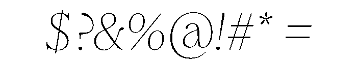 Queens Air Italic Font OTHER CHARS