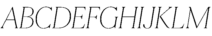 Queens Air Italic Font UPPERCASE