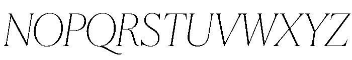 Queens Air Italic Font UPPERCASE