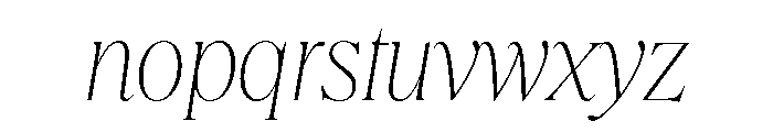 Queens Air Italic Font LOWERCASE