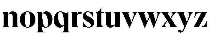 Queens Bold Font LOWERCASE