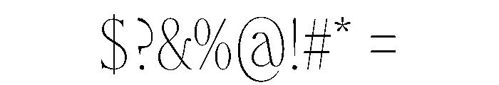 Queens Compressed Air Font OTHER CHARS