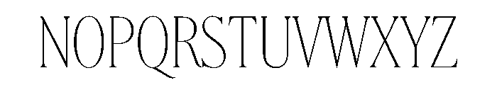 Queens Compressed Air Font UPPERCASE