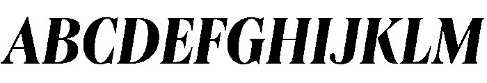 Queens Condensed Bold Italic Font UPPERCASE