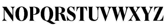 Queens Condensed Bold Font UPPERCASE