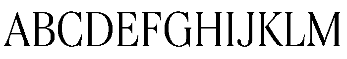 Queens Condensed Light Font UPPERCASE