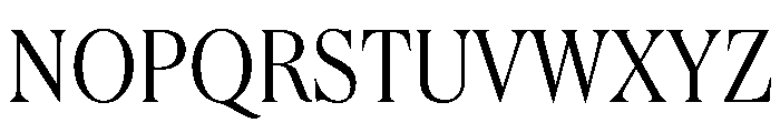 Queens Condensed Light Font UPPERCASE