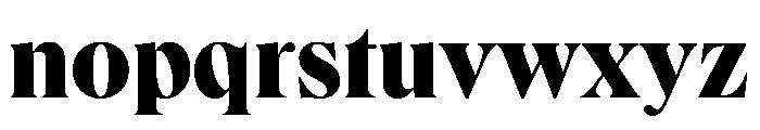 Queens Extra Bold Font LOWERCASE