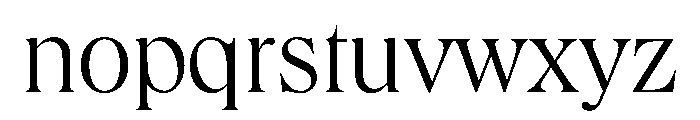 Queens Light Font LOWERCASE