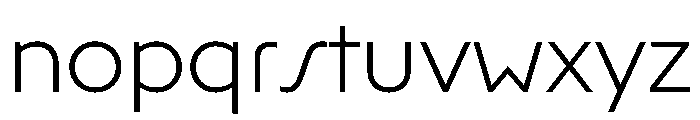 Queens Sans Extra Extra Light Font LOWERCASE