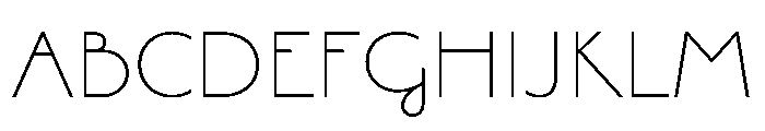 Queens Sans Extra Thin Font UPPERCASE