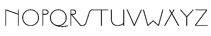 Queens Sans Extra Thin Font UPPERCASE