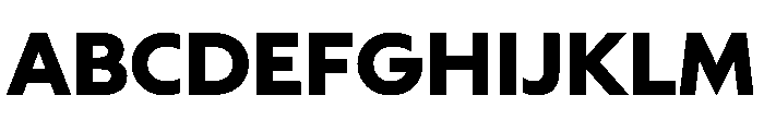 Queens Sans Standard Bold Font UPPERCASE