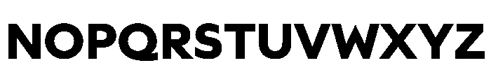 Queens Sans Standard Bold Font UPPERCASE