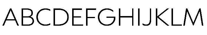 Queens Sans Standard Extra Light Font UPPERCASE