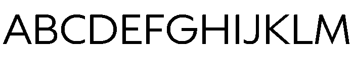 Queens Sans Standard Light Font UPPERCASE
