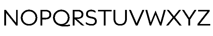 Queens Sans Standard Light Font UPPERCASE