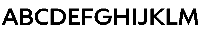 Queens Sans Standard Medium Font UPPERCASE