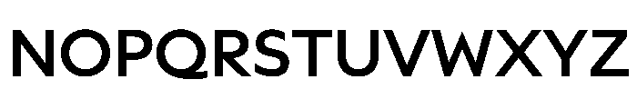 Queens Sans Standard Medium Font UPPERCASE