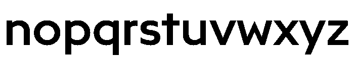 Queens Sans Standard Medium Font LOWERCASE