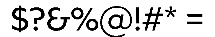 Queens Sans Standard Regular Font OTHER CHARS
