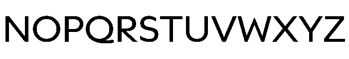 Queens Sans Standard Regular Font UPPERCASE