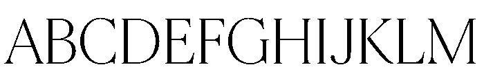 Queens Thin Font UPPERCASE