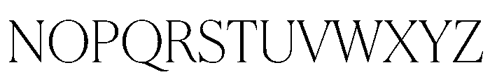 Queens Thin Font UPPERCASE