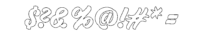 Quick Brush 6ce2870f Font OTHER CHARS