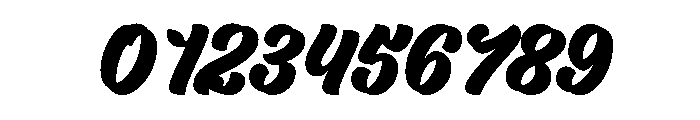 Quick Brush Font OTHER CHARS