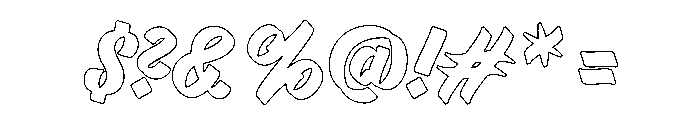 Quick Marker 62d6df3d Font OTHER CHARS