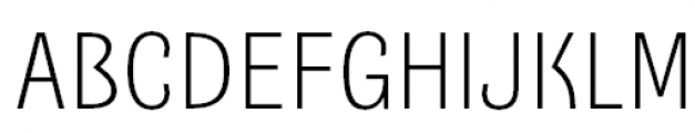 Quartal Ext Light Font UPPERCASE