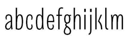 Quartal Light Font LOWERCASE