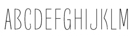 Quartal Super Light Font UPPERCASE