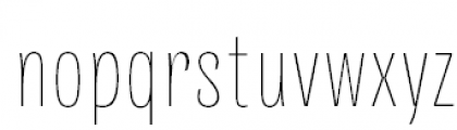 Quartal Super Light Font LOWERCASE