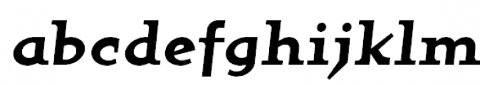 Quartet Cyrillic Bold Font LOWERCASE