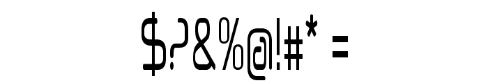 Quasar-ExtracondensedRegular Font OTHER CHARS