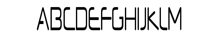 Quasar-ExtracondensedRegular Font UPPERCASE