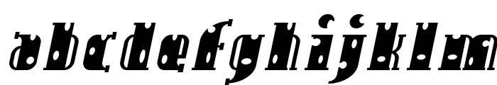 QueenB-BoldItalic Font LOWERCASE