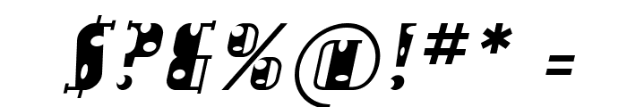 QueenBItalic Font OTHER CHARS