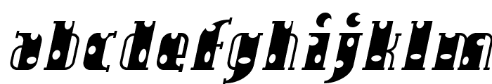 QueenBItalic Font LOWERCASE