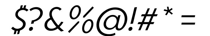 Quell Variable Oblique Font OTHER CHARS