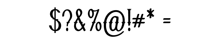 Quickdraw-CondensedRegular Font OTHER CHARS