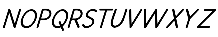 Quido-BoldItalic Font UPPERCASE
