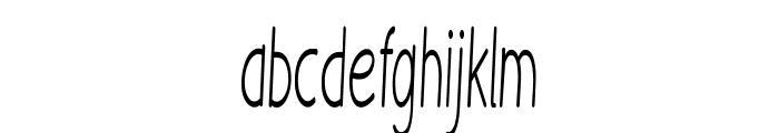 Quido-ExtracondensedRegular Font LOWERCASE