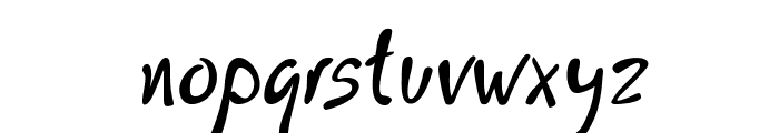 Quintero-CondensedBoldItalic Font LOWERCASE